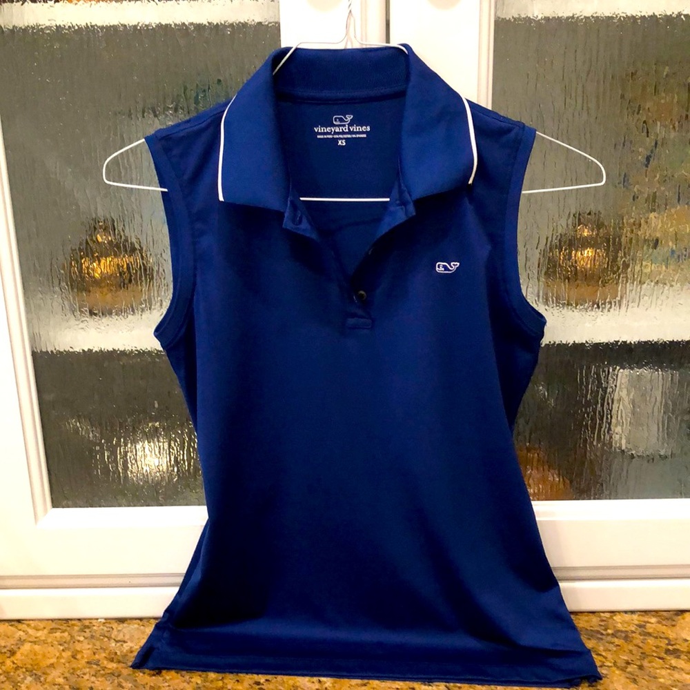 Vineyard vines blue sporty sleeveless top size xs